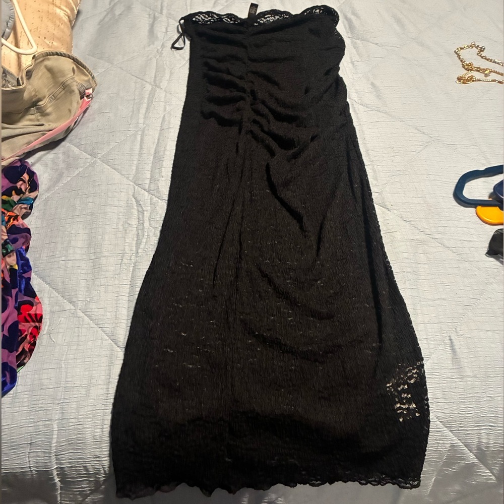 Forever 21 Black Lace Dress size L